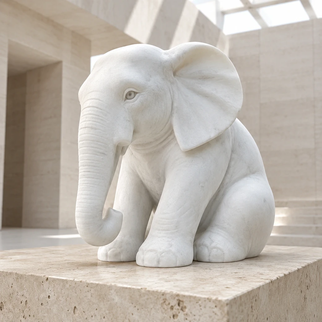Stone Animal Sculpture Small image 3