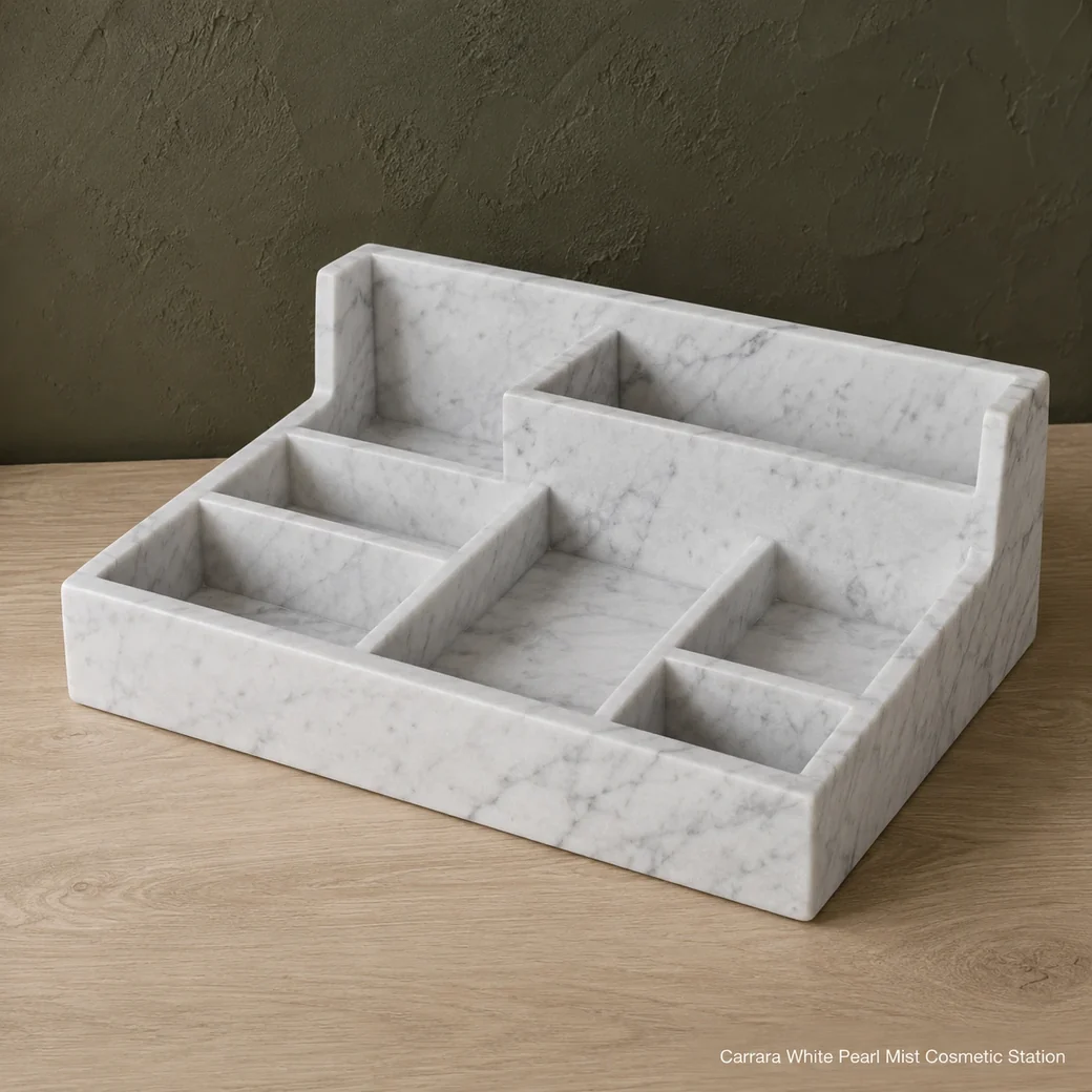 Marble Makeup Organizer Small image 3
