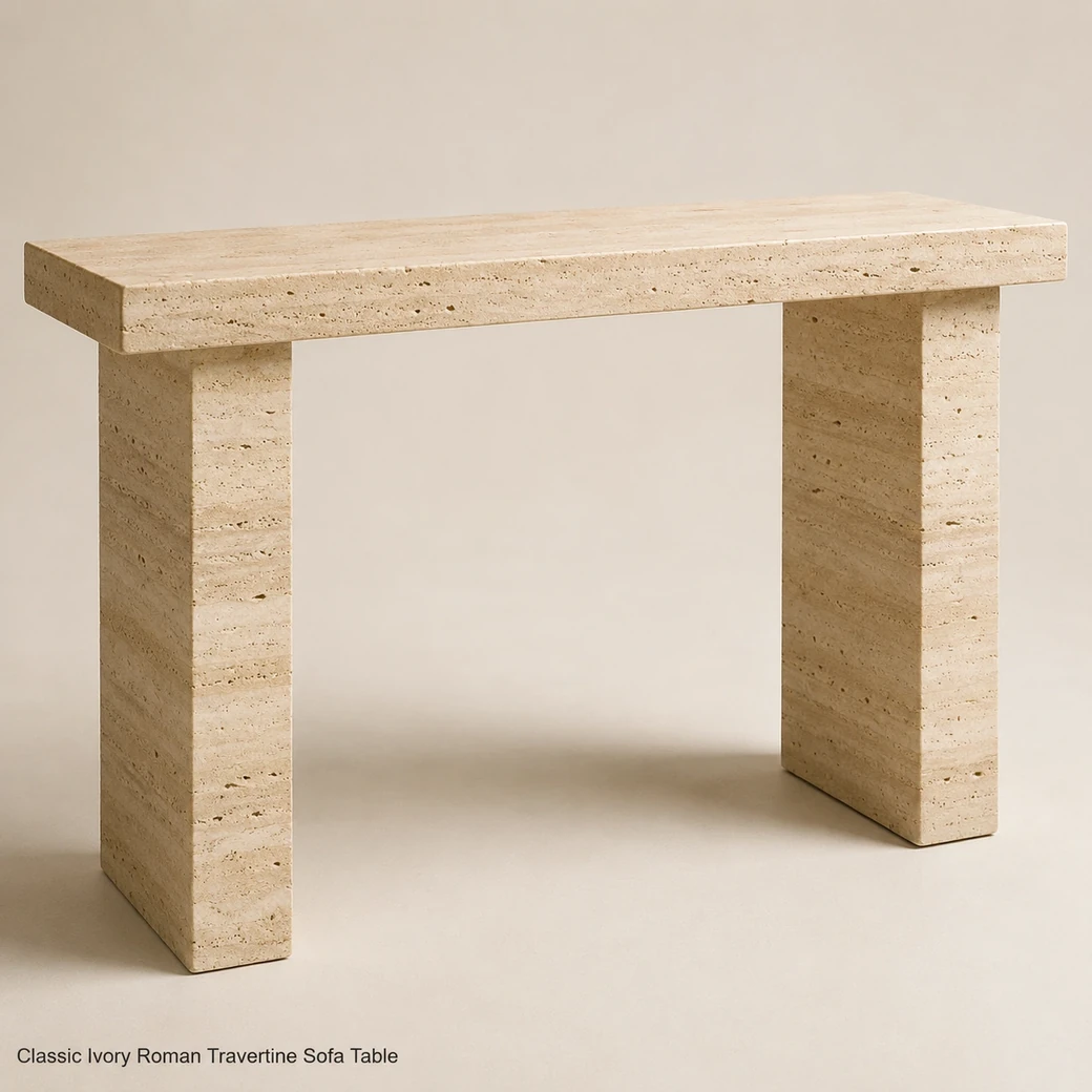 Marble Sofa Table Small image 1