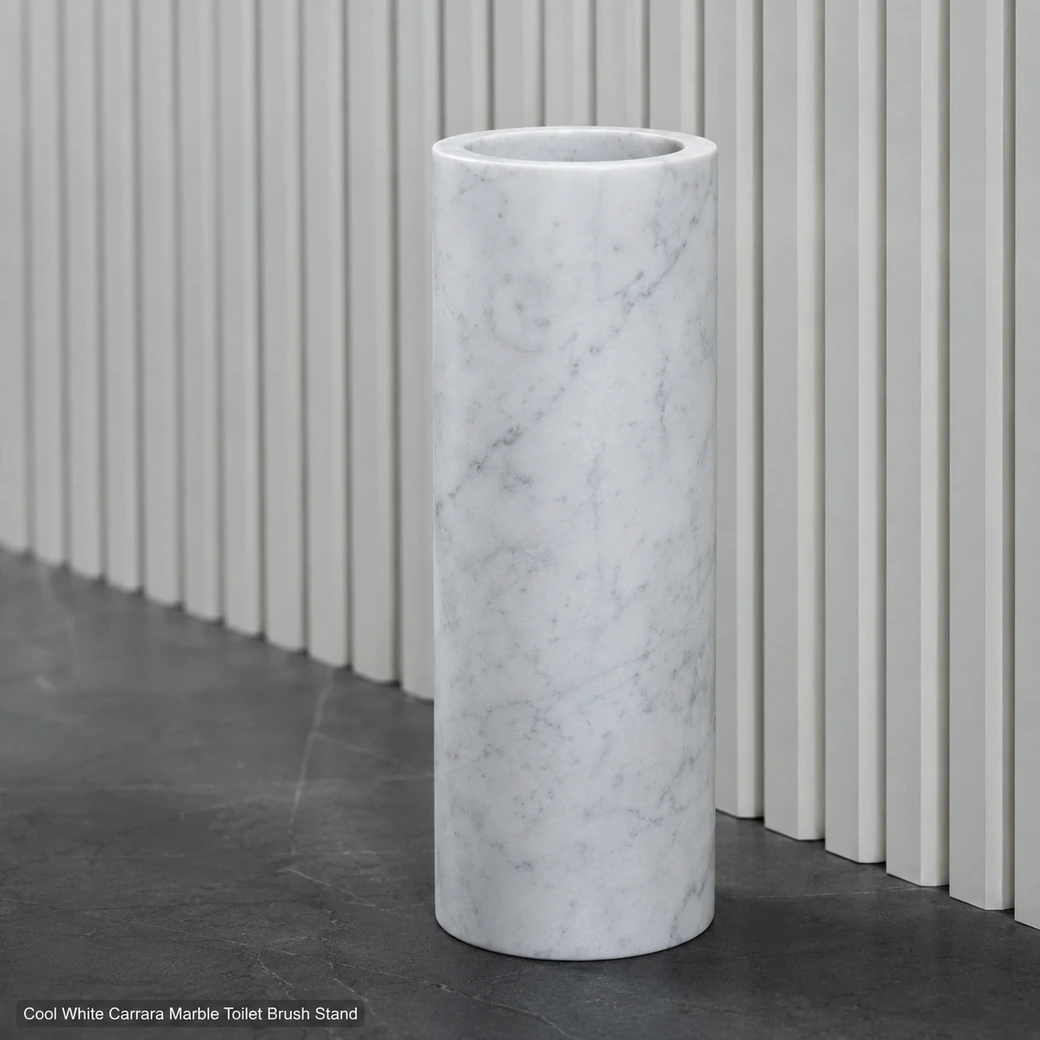 Marble Toilet Brush Holder Small image 2