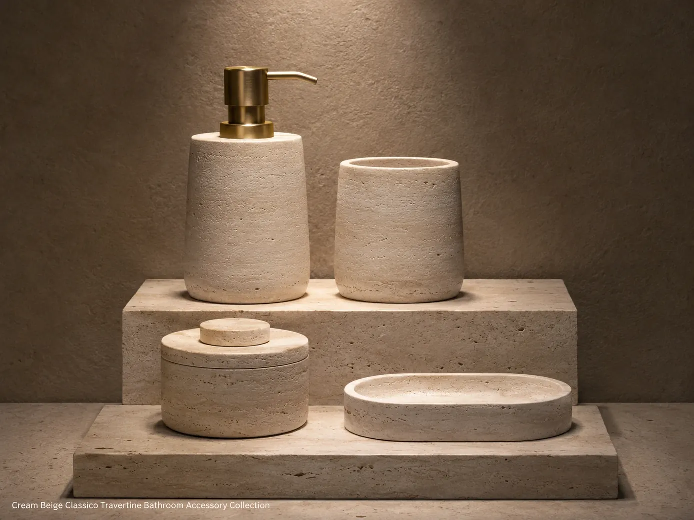 Marble Bathroom Accessories Set Small image 2