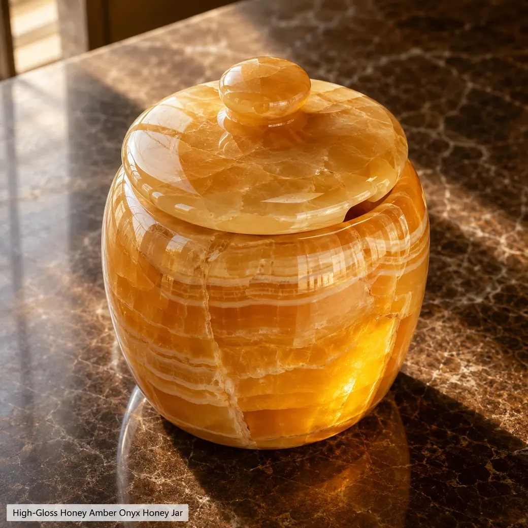Marble Honey Dispenser Small image 2