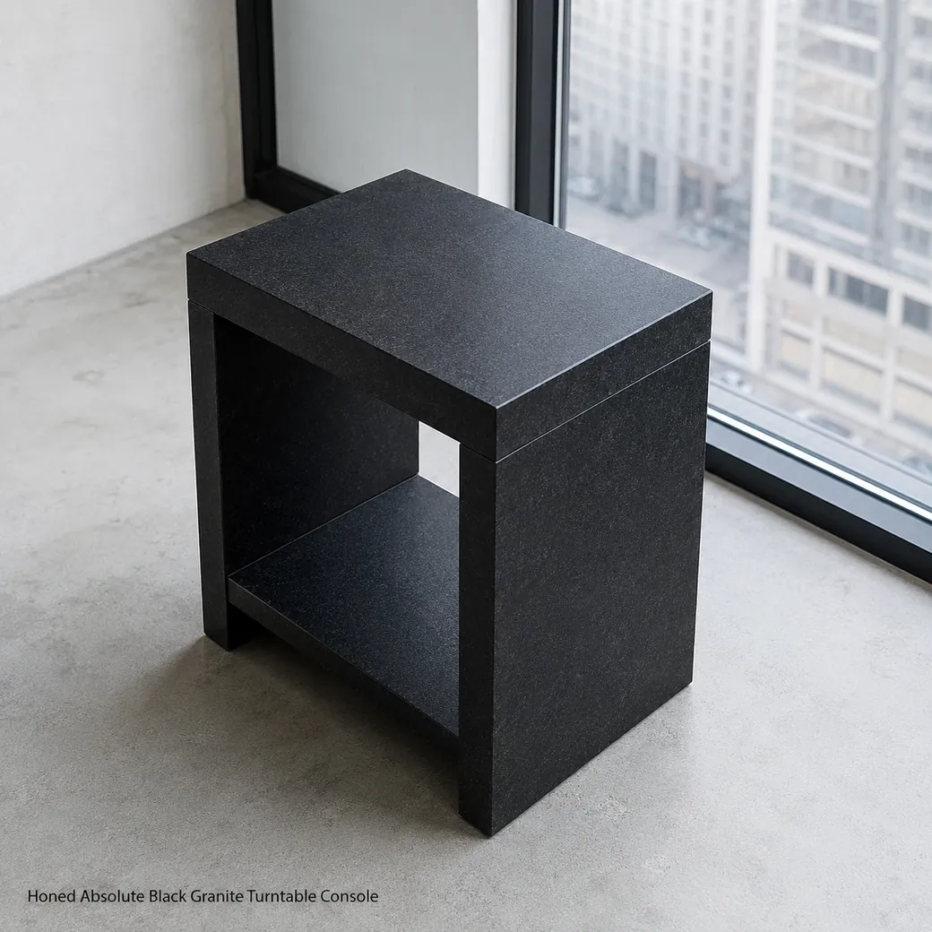 Marble Record Player Stand Small image 2