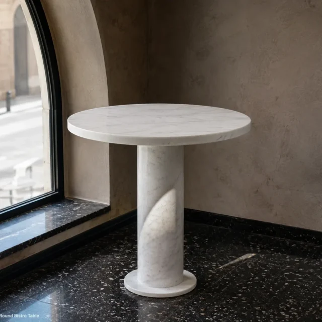Marble Cafe Table Small image 2