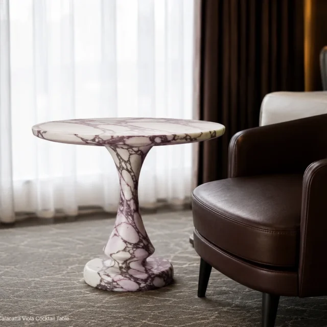 Marble Drink Table Small image 2