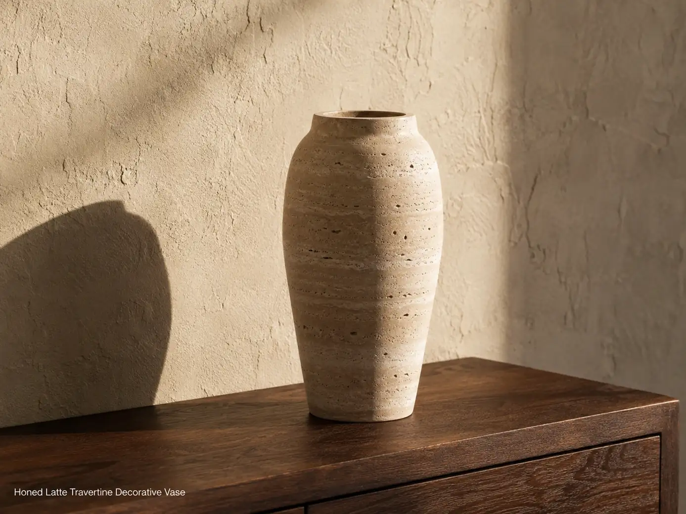 Travertine Vase Small image 2