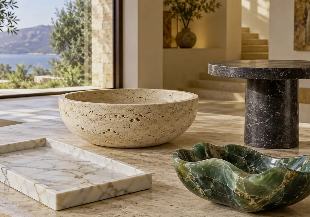 Travertine Coffee Table Small image 2