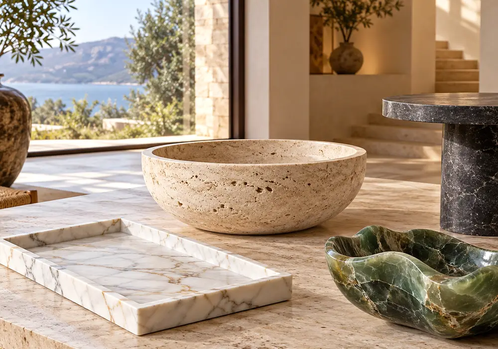 Marble Laptop Table Small image 3
