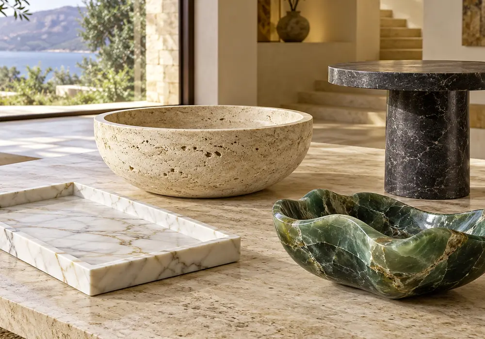 Travertine Coffee Table Small image 3