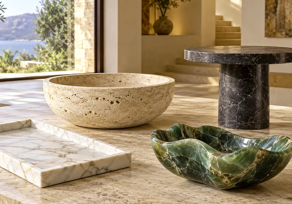 Marble Office Desk Small image 3