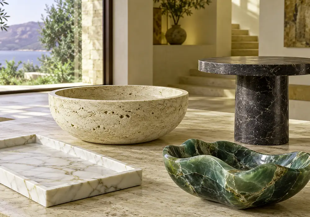 Marble Study Table Small image 3