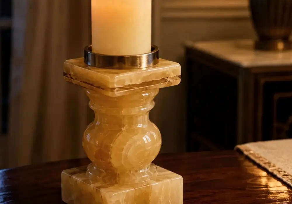 Marble Candle Stand Small image 1