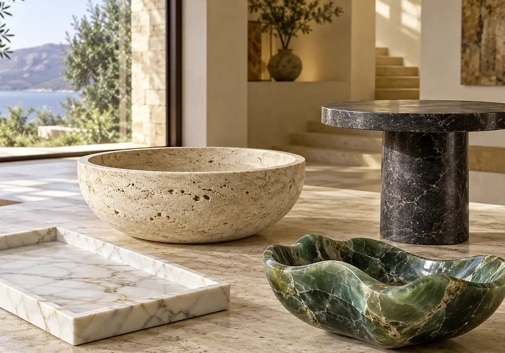 Travertine Coffee Table Small image 1