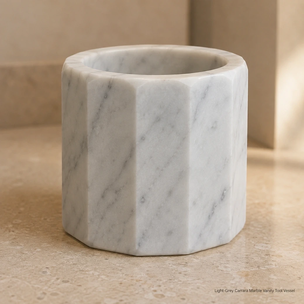 Marble Makeup Brush Holder Small image 3