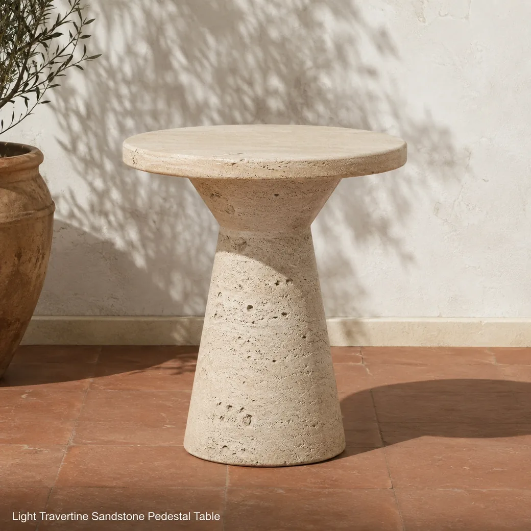 Natural Stone Accent Table Small image 3
