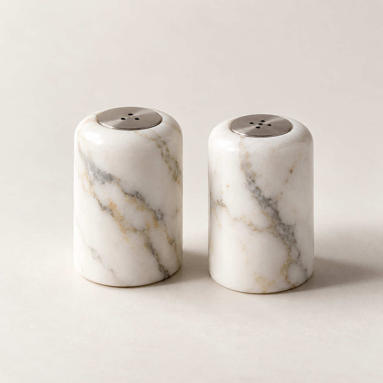 Marble Salt Pepper Dispenser image 1
