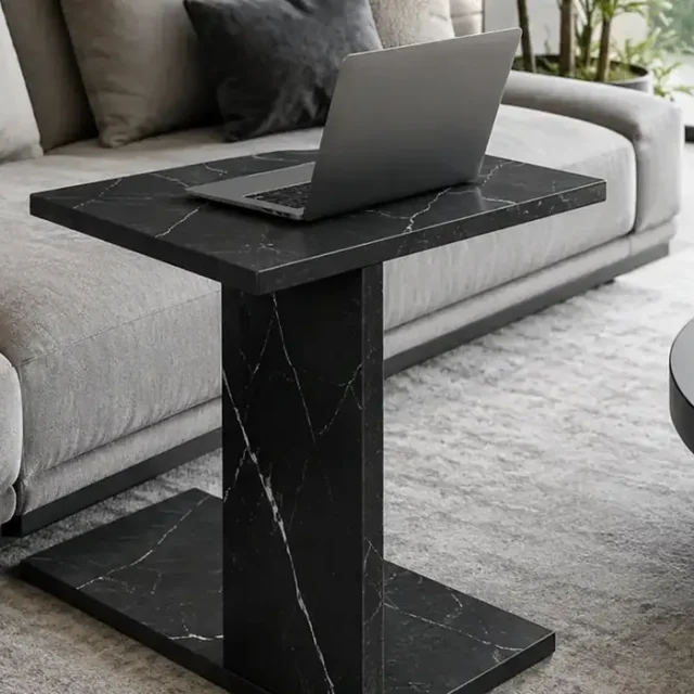 Marble Laptop Table Small image 1