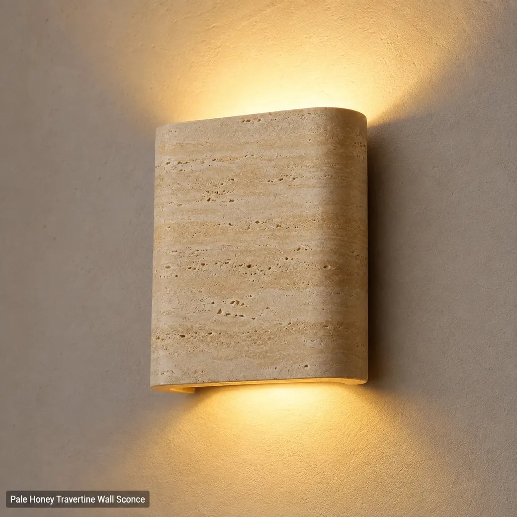 Travertine Wall Light Small image 1