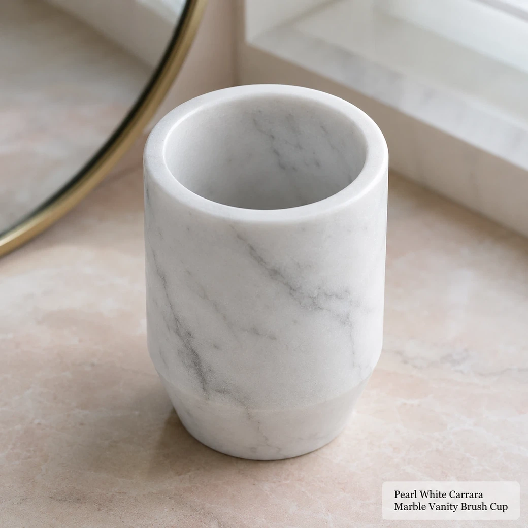 Marble Brush Holder Small image 2