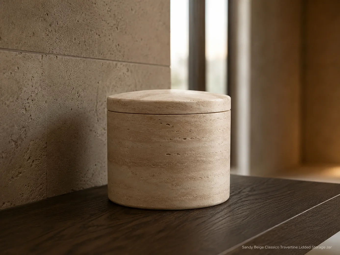 Marble Bathroom Storage Jar Small image 2