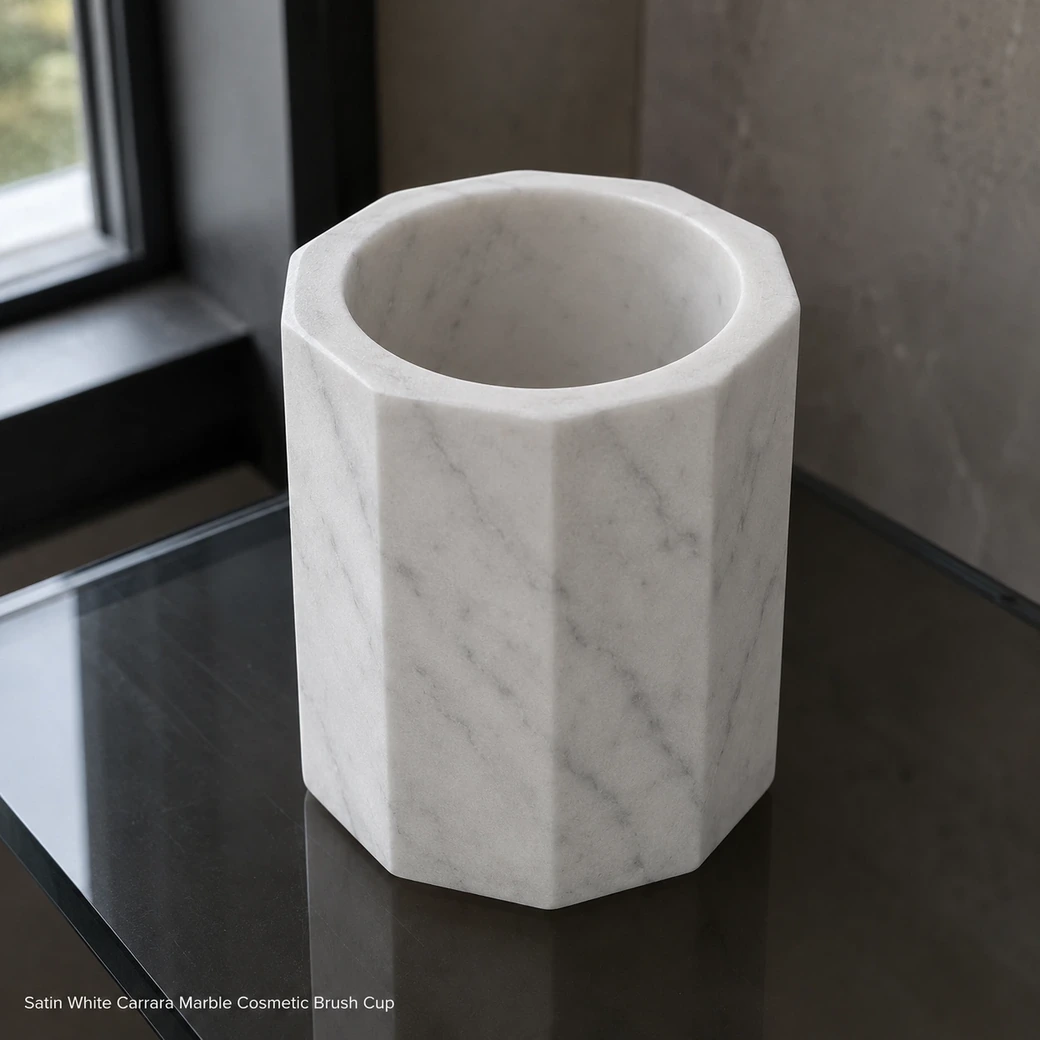 Marble Makeup Brush Holder Small image 2