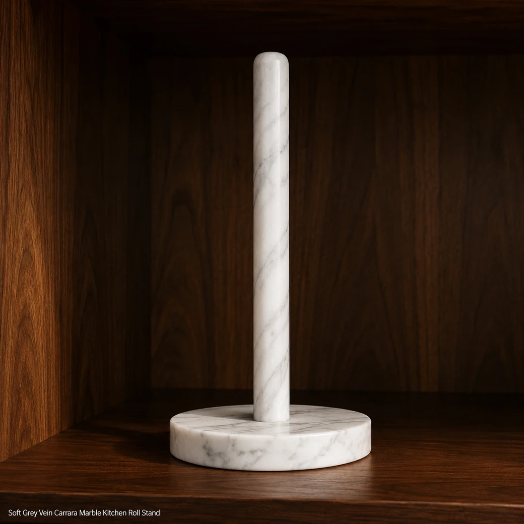 Marble Kitchen Roll Holder Small image 2