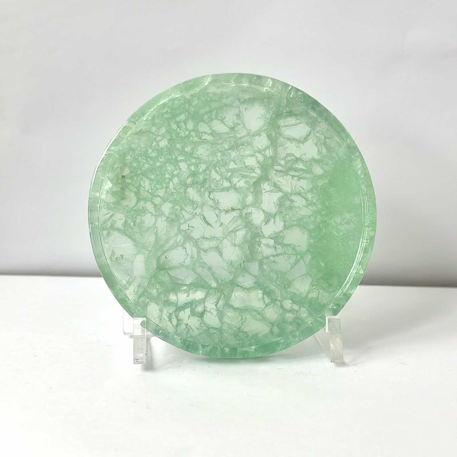 Green Round Stone Tray image 1