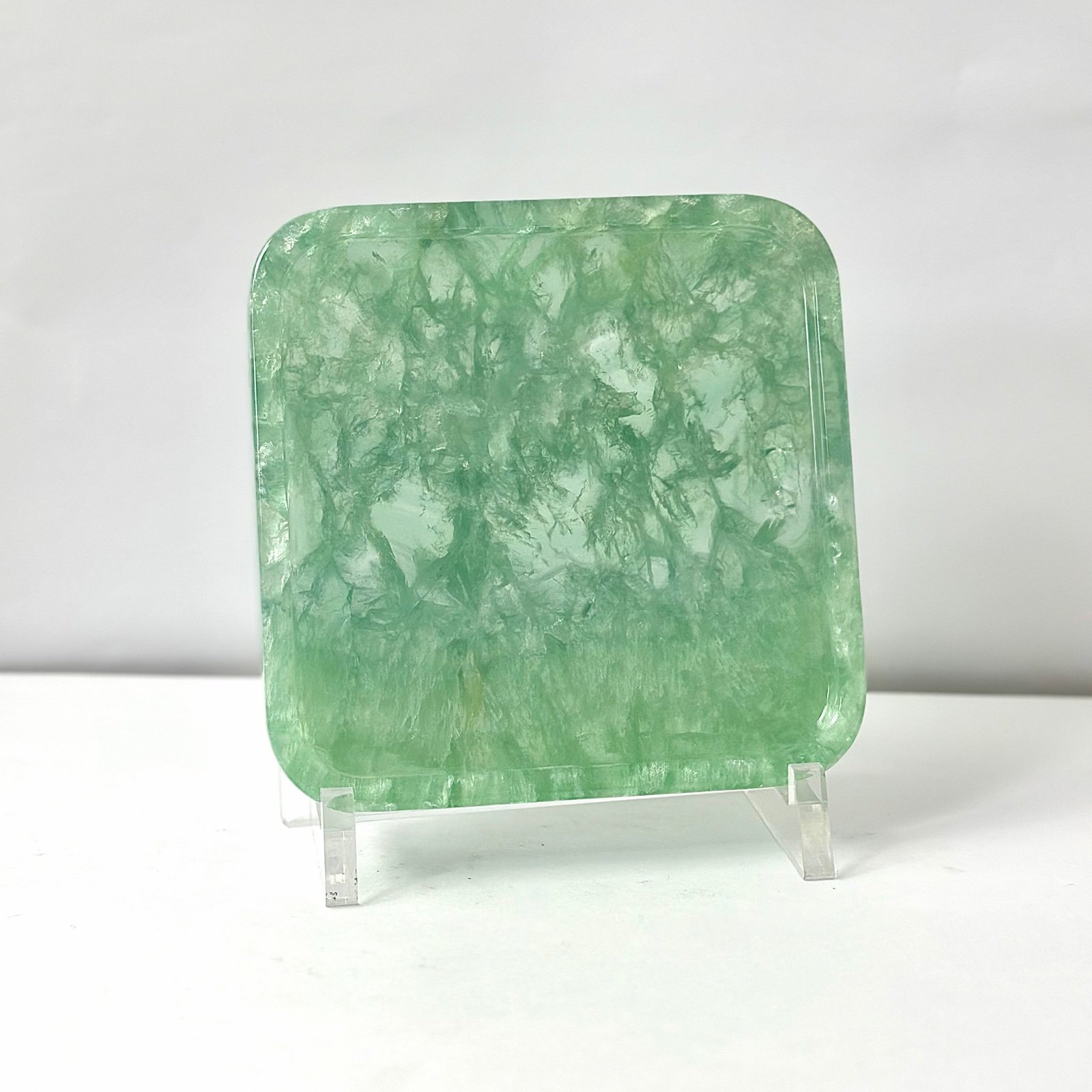 Green Square Stone Tray image 1