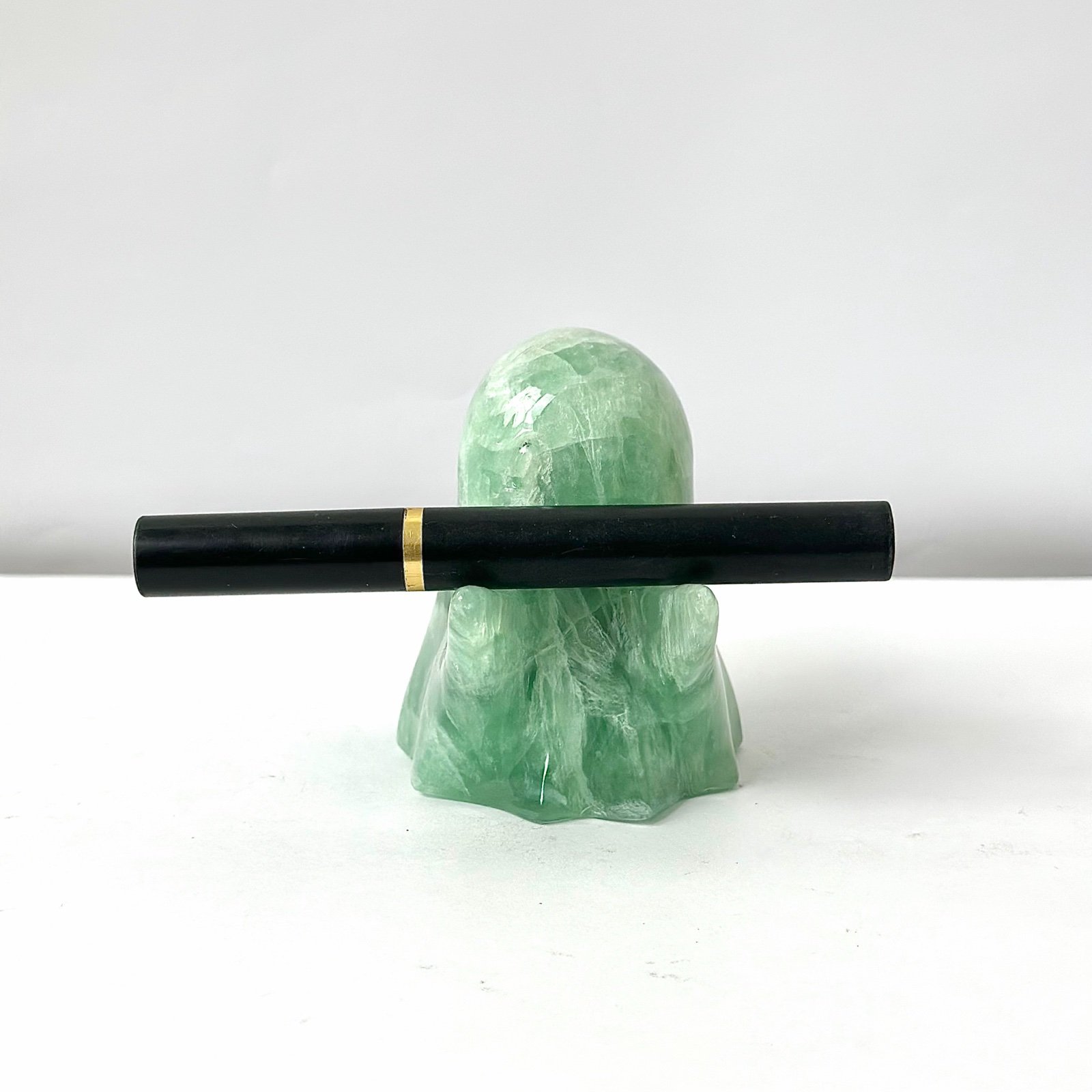 Green Stone Pen and Brush Holder image 1