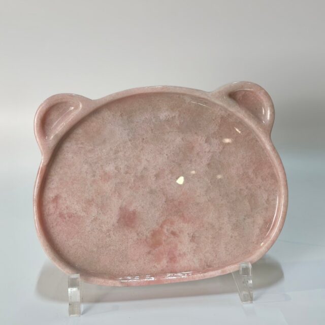 Pink Bear Face Plaque image 1