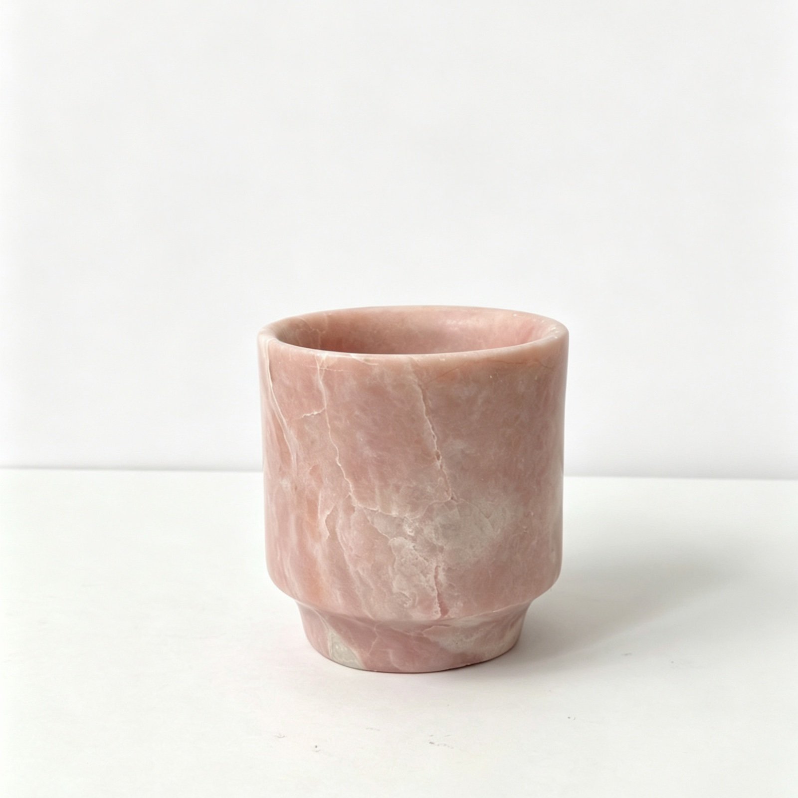 Pink Stone Bathroom Tumbler image 1