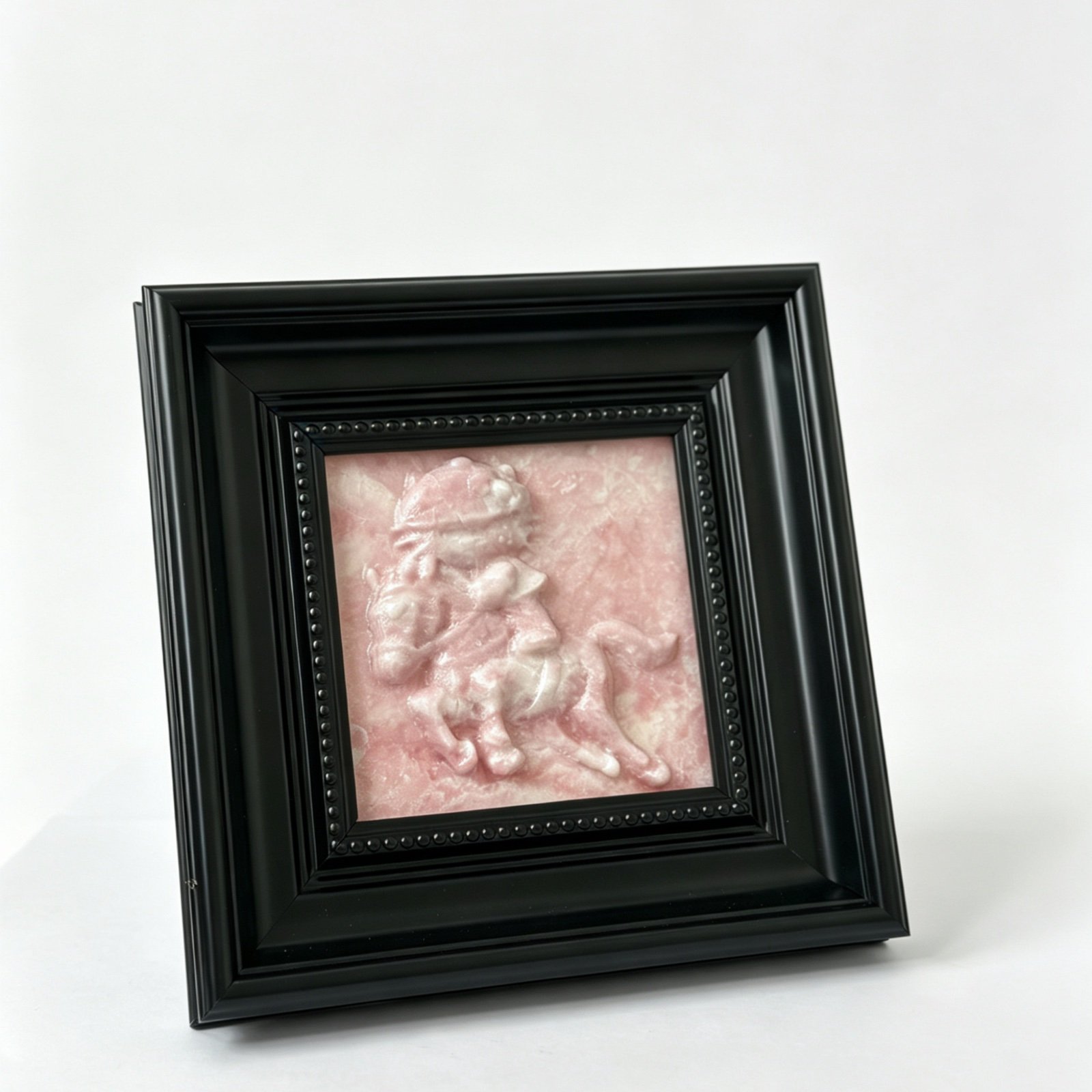 Pink Framed Stone Art image 1