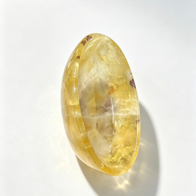 Yellow Oval Stone Dish image 1