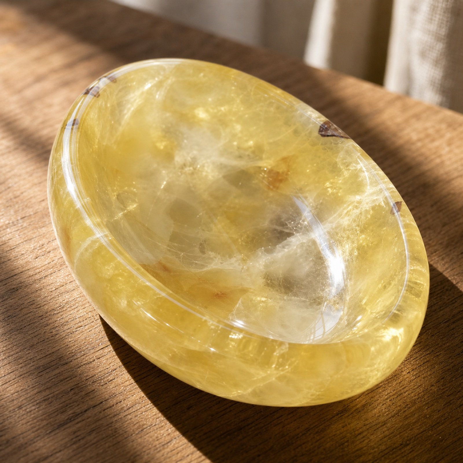 Yellow Oval Stone Dish image 6