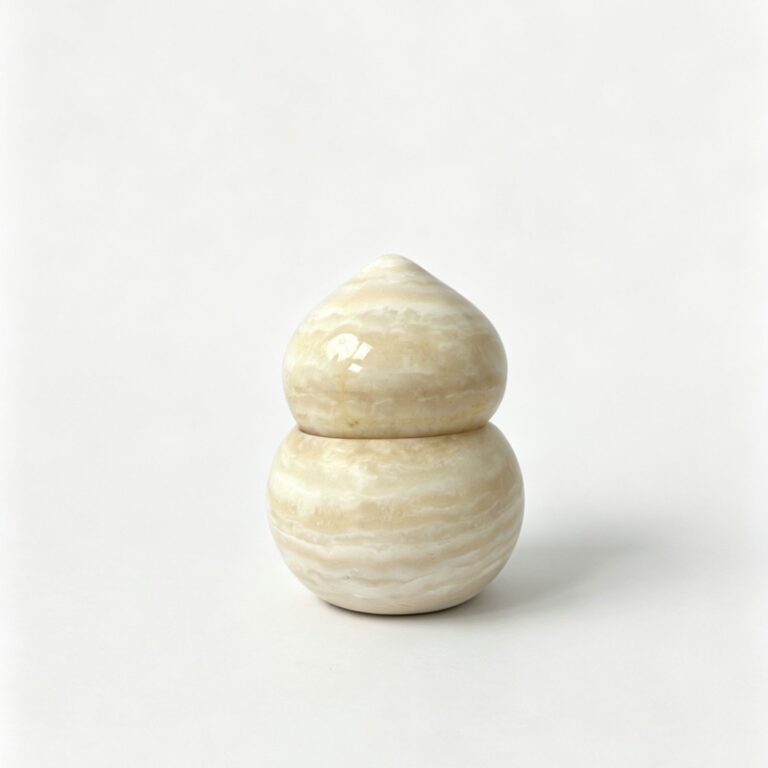 Cream Round Stacked Object