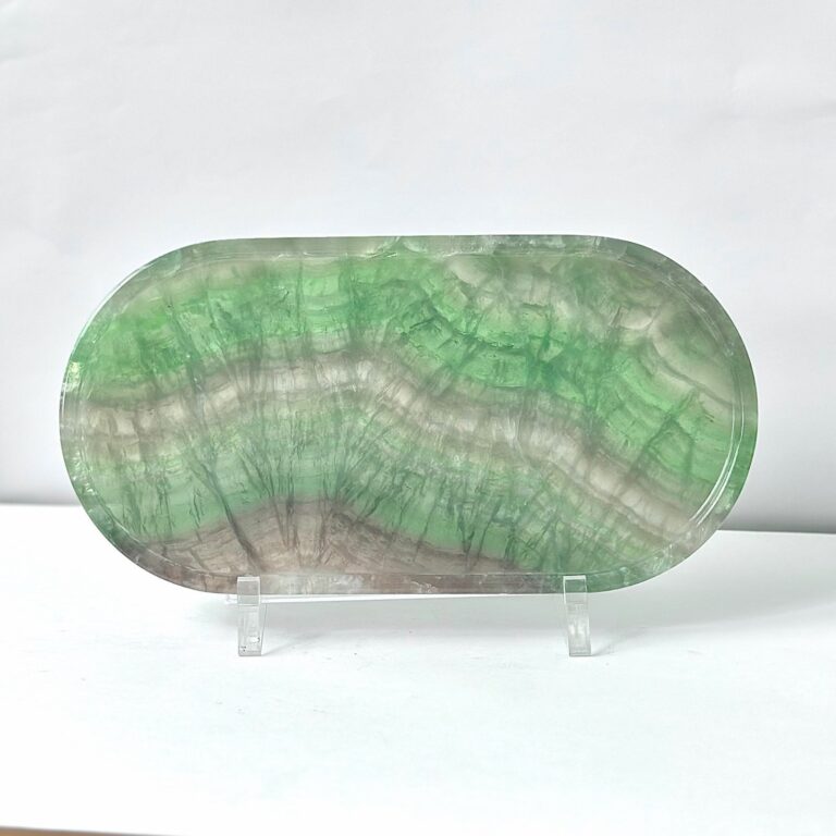 Green Curved Plaque