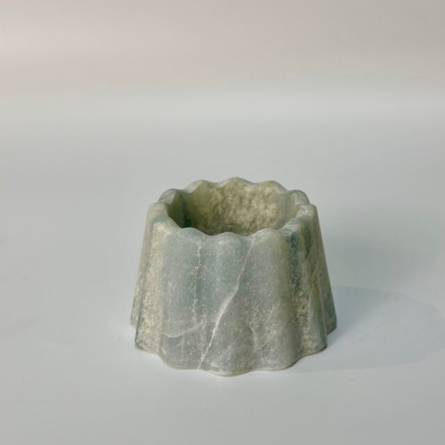 Green Fluted Bowl