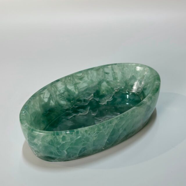 Green Oval Bowl