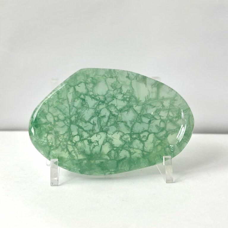 Green Oval Stone Tray