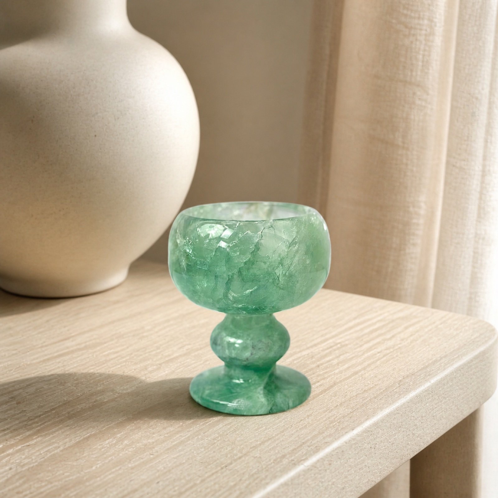 Green Goblet Object - Image 2