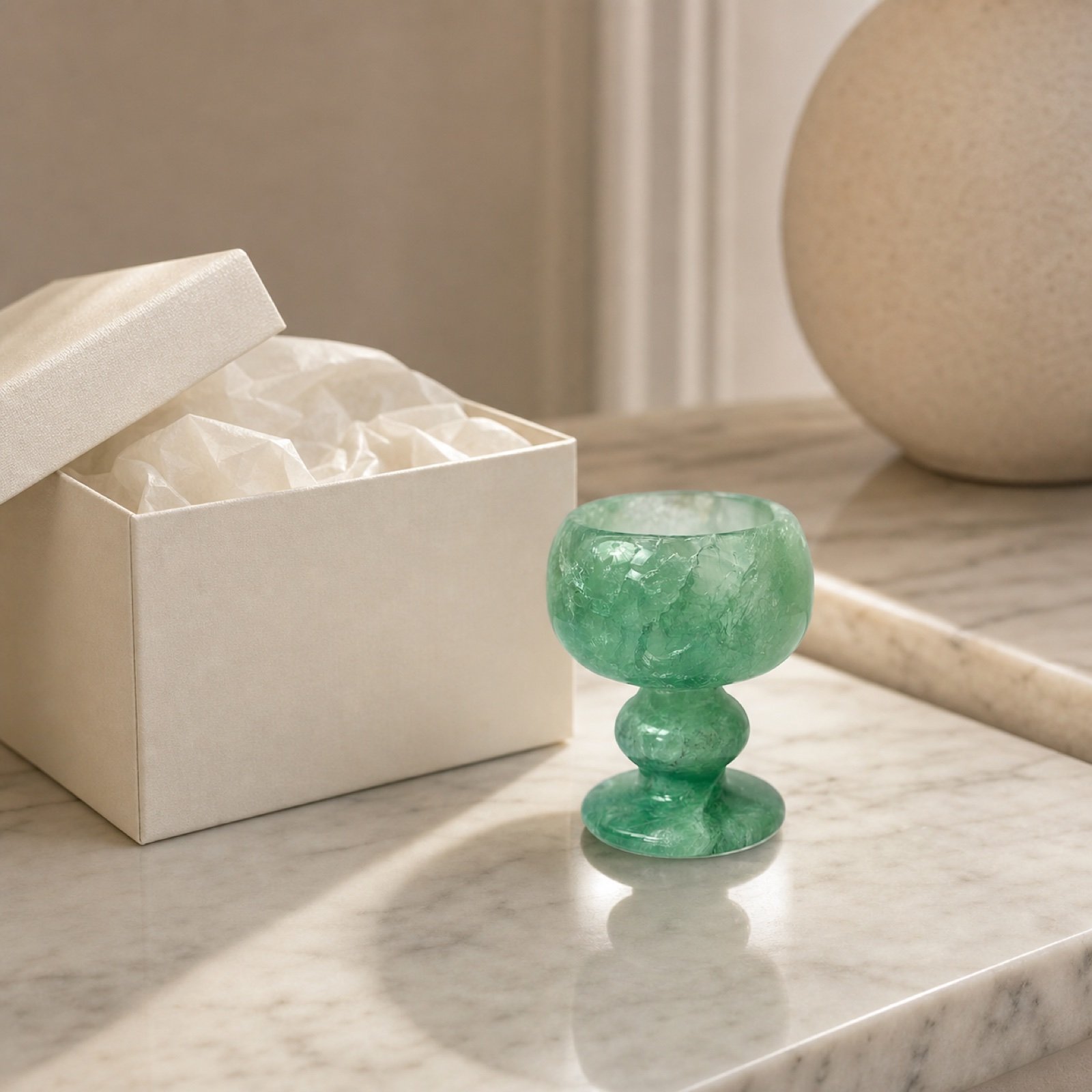 Green Goblet Object - Image 5