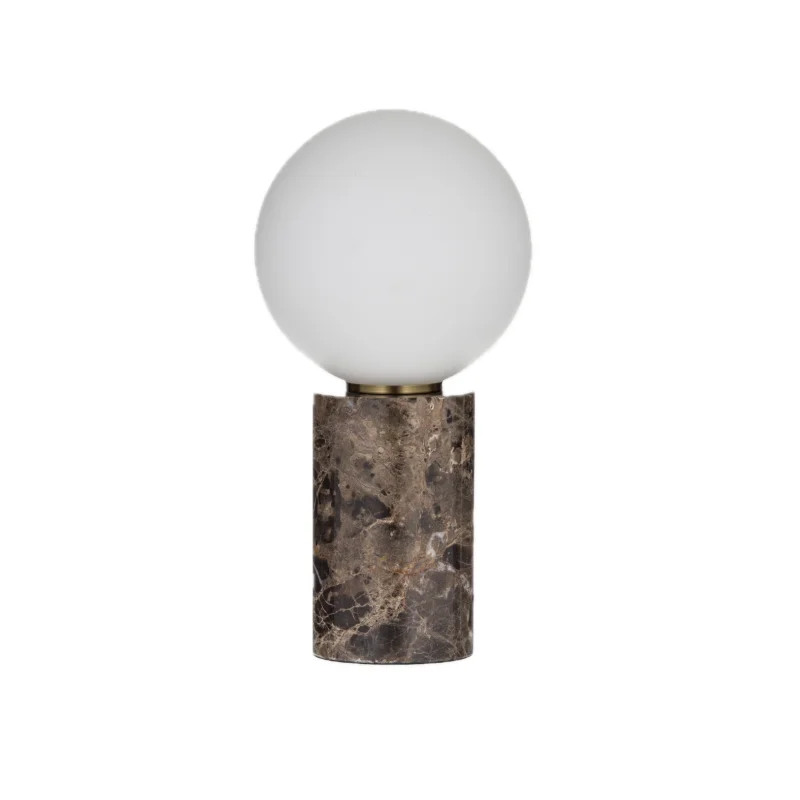 Brown Marble Table Lamp - Model 2