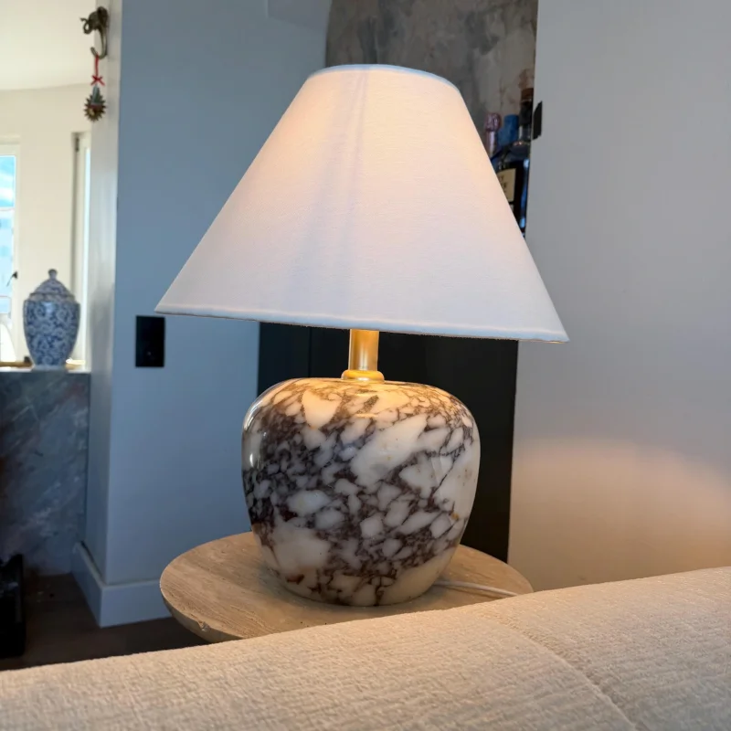 Calacatta Viola Marble Accent Lamp — original gallery material or finish reference 1