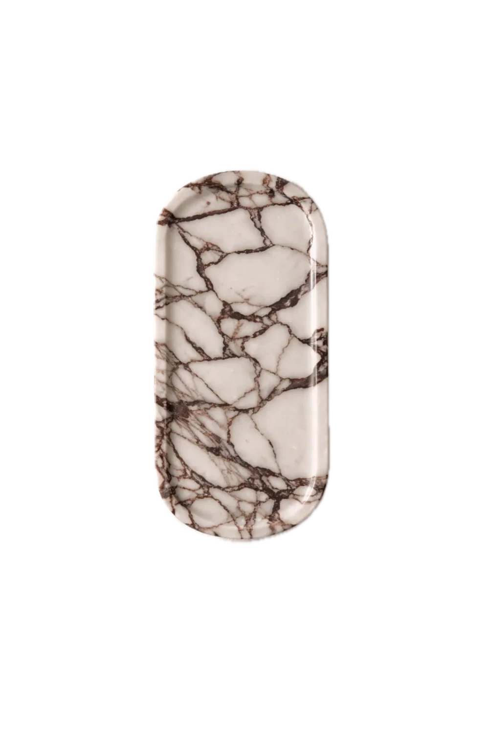 Calacatta Viola Marble Oval Tray