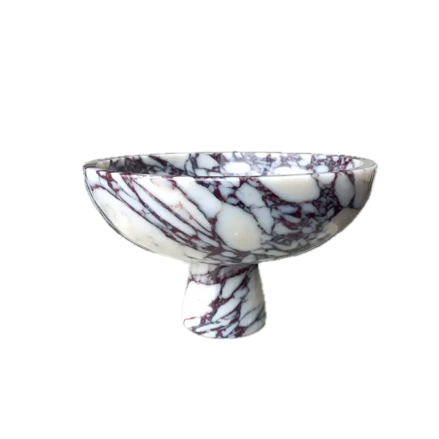 Calacatta Viola Marble Serving Bowl