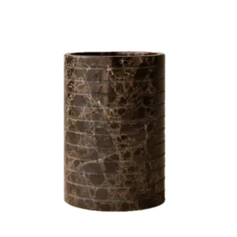 Rosso Levanto Marble Flower Vase — original gallery material or finish reference 1