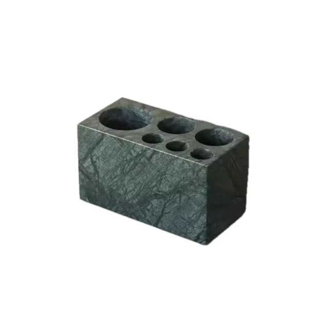 Natural Marble 6-hole Toothbrush Holder