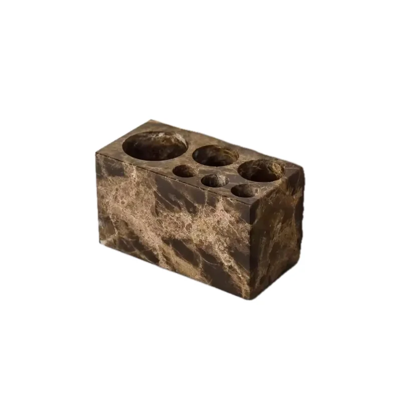 Natural Marble 6-hole Toothbrush Holder — original gallery material or finish reference 1
