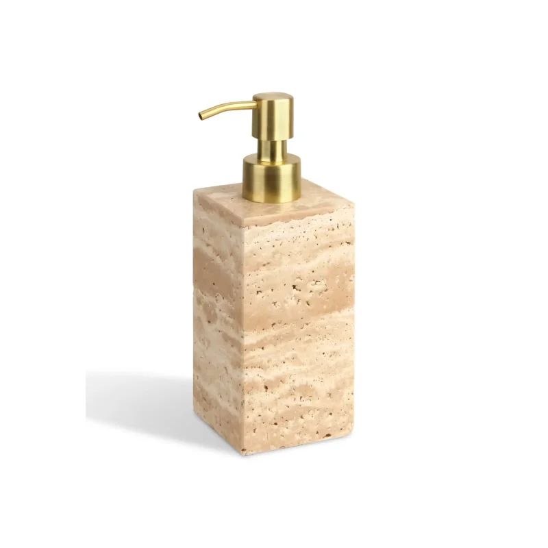 Natural Marble Rectangular Liquid Soap Dispenser — original gallery material or finish reference 1
