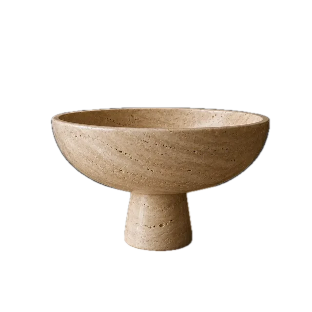 Natural Pedestal bowl, Kitchen & Table Decor